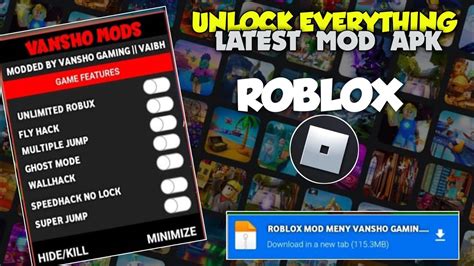 Roblox Mod Apk v2.521.404 Unlimited Robux 2022 .